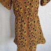 122 - Koko Noko jurk bruin print (0124gh2) - Afbeelding 4