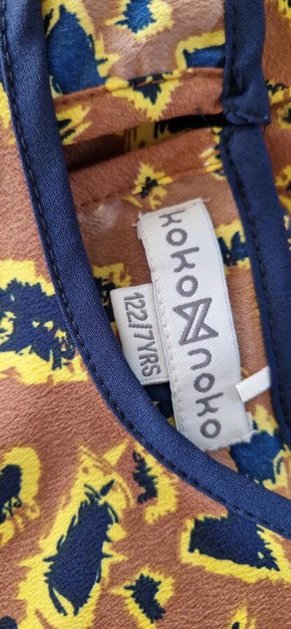 122 - Koko Noko jurk bruin print (0124gh2) - Afbeelding 5