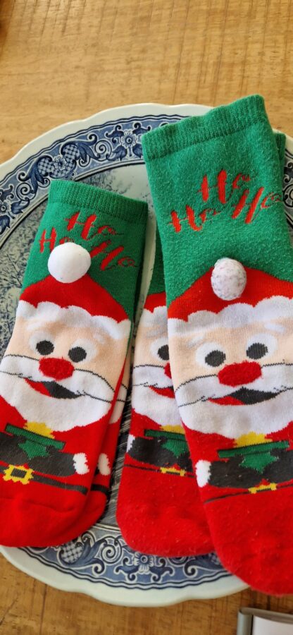 27 en 30 - Kerstsokken antislip (0124gh2)