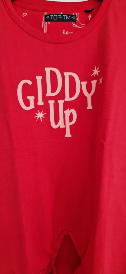 122 128 - Topitm shirt rood nieuw (0124gh2) - Afbeelding 3