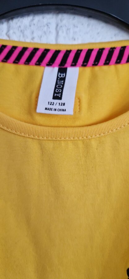 122 128 - B.Nosy geel shirt bananen (0124gh2) - Afbeelding 3
