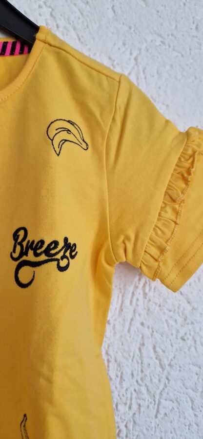 122 128 - B.Nosy geel shirt bananen (0124gh2) - Afbeelding 4