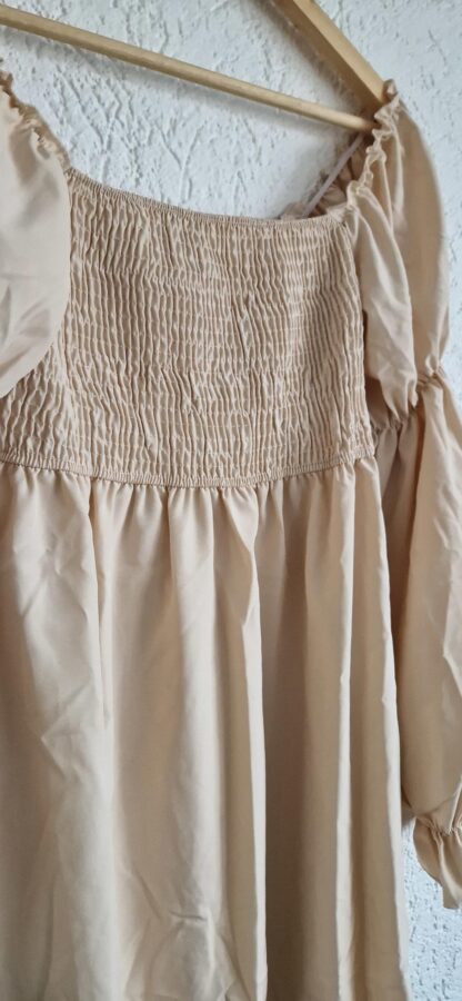 L - Shein jurk beige (0224kel2) - Afbeelding 3