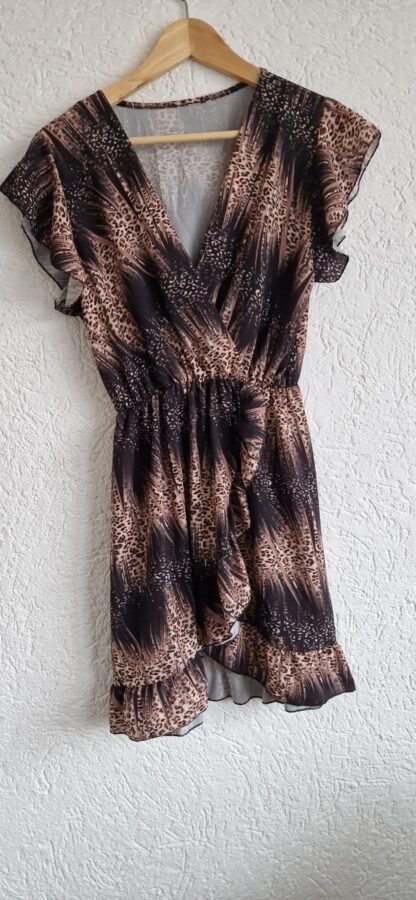 M - Made in Italy jurk dierenprint (0224kel2)