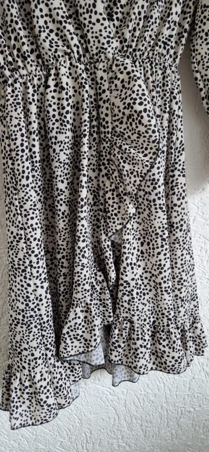 M/L - Shein jurkje print khaki (0224kel1) - Afbeelding 4