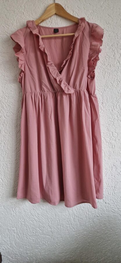 L - Shein roze jurk (0224kel1)