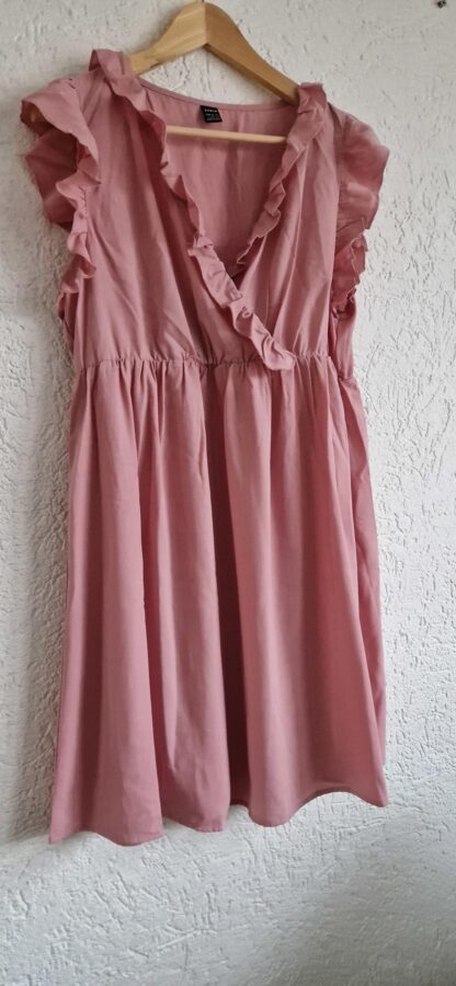 L - Shein roze jurk (0224kel1) - Afbeelding 2