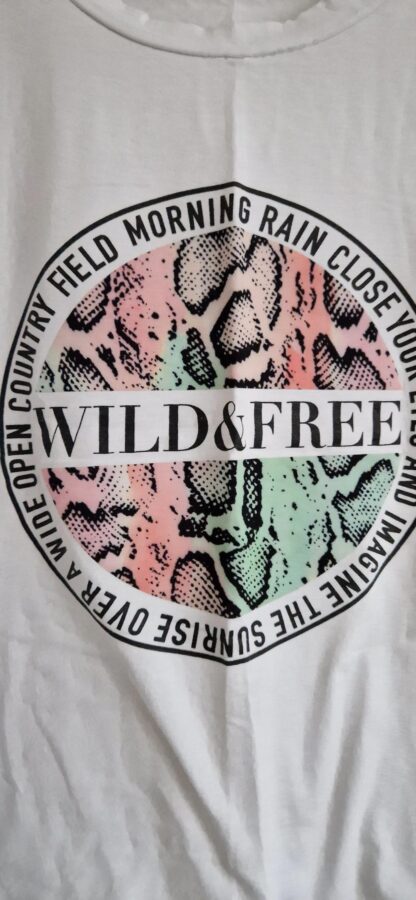 38 - Wild & Free shirt wit print (0224kel1) - Afbeelding 3