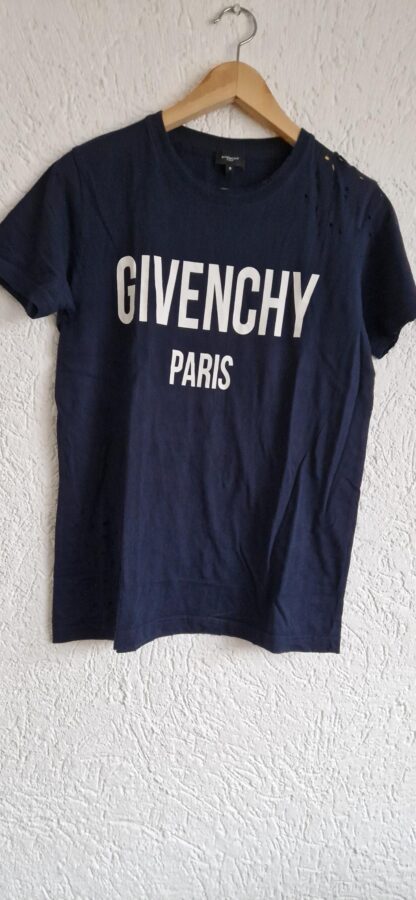 S - G.Paris shirt donkerblauw wit (0224kel1)
