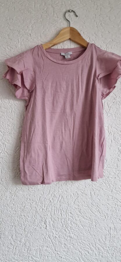 M - Amisu roze shirt roezel mouw (0224kel1)