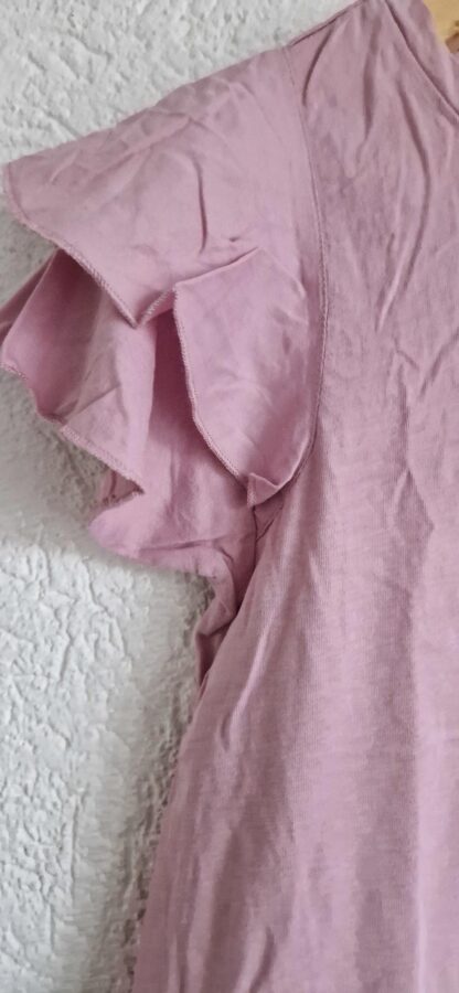 M - Amisu roze shirt roezel mouw (0224kel1) - Afbeelding 3