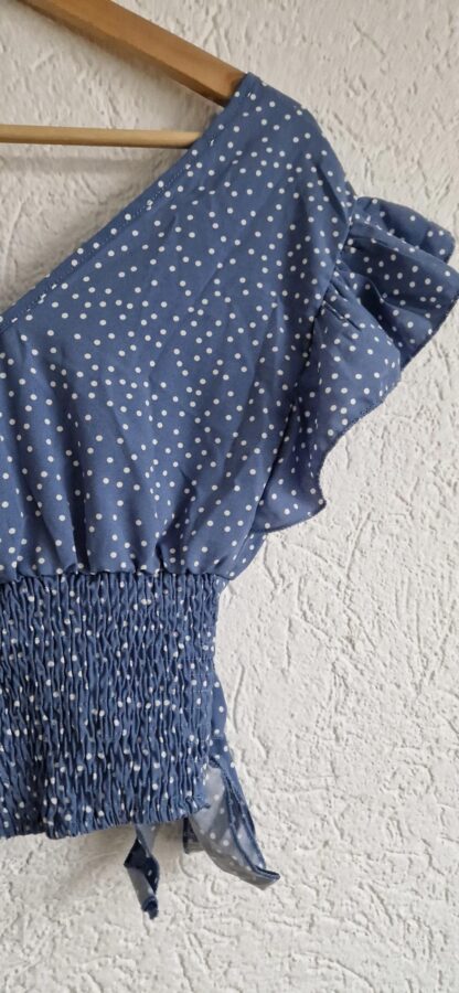 L - Shein blauwe top (0224kel1) - Afbeelding 3