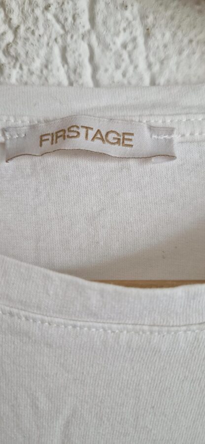 S - Firstage wit shirt print (0324ang12) - Afbeelding 4