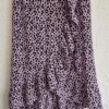 XS - Costes rok lila zwart (0324ang12)