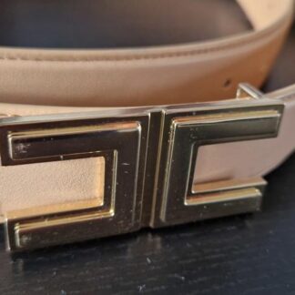 85 cm - Elisabetta Franchi replica riem beige (0324ang13)