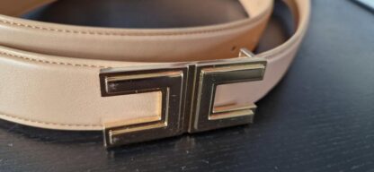 85 cm - Elisabetta Franchi replica riem beige (0324ang13)