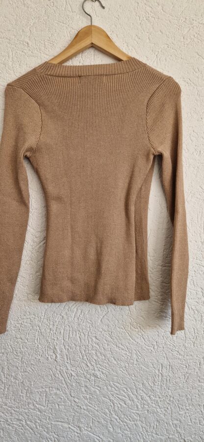 S/M - J&H Fashion trui goud knopen (0324ang6) - Afbeelding 5