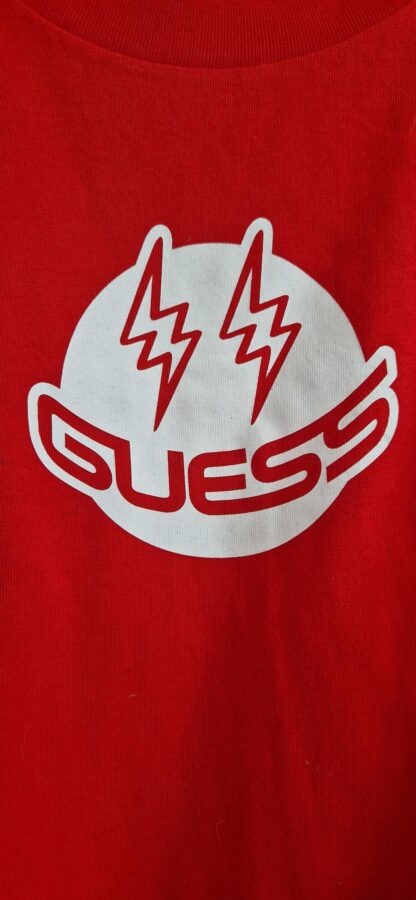 XS - Guess shirt rood crop (0324ang6) - Afbeelding 3