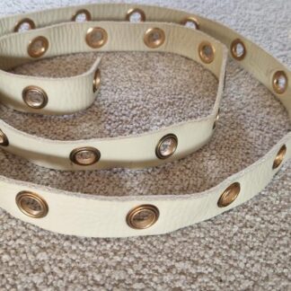 S - Vera Pelle wikkel riem beige goud (0324ang13)