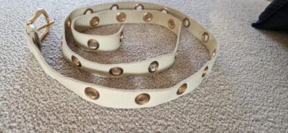 S - Vera Pelle wikkel riem beige goud (0324ang13)