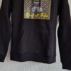 S - Hoodie zwart real not fake (0324ang2)