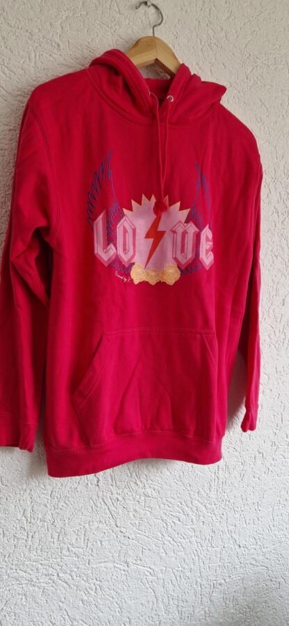 XS - Pinned by K hoodie fuchsia (0324ang2)