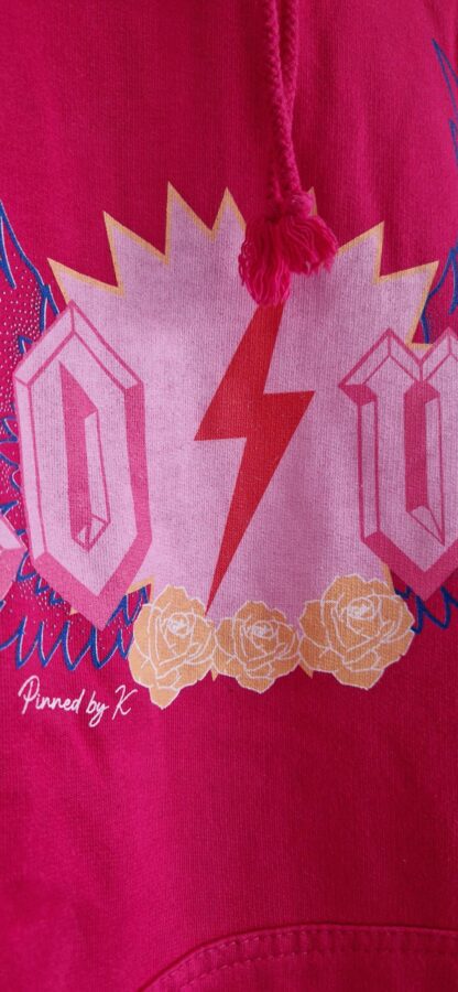 XS - Pinned by K hoodie fuchsia (0324ang2) - Afbeelding 4