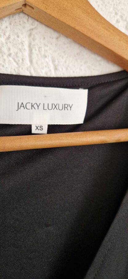 XS - Jacky Luxury zwart jurkje (0324ang3) - Afbeelding 4