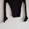 XS/S - Vintage dressing zwart truitje (0324ang3)