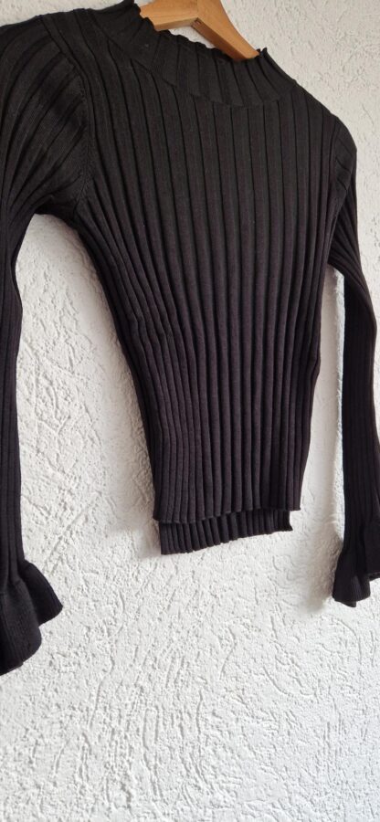 XS/S - Vintage dressing zwart truitje (0324ang3) - Afbeelding 5