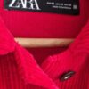 XS - Zara shacket rib rood (0324ang5) - Afbeelding 4