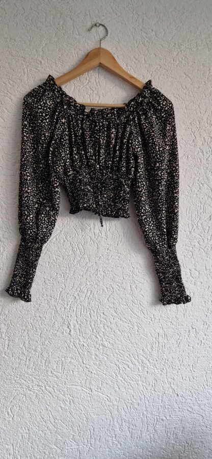 XS - Cherry Koko crop blousje (0324ang5)