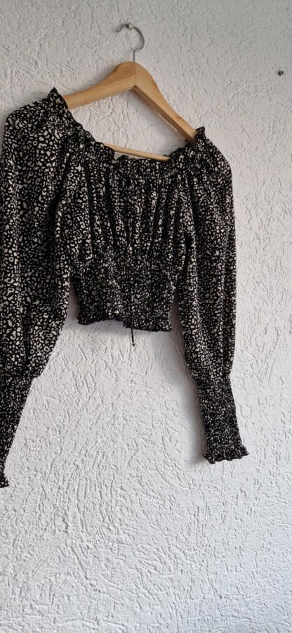 XS - Cherry Koko crop blousje (0324ang5) - Afbeelding 3