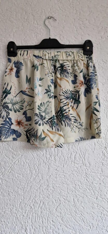 L - Shein short bloemen beige (0424kel1) - Afbeelding 3