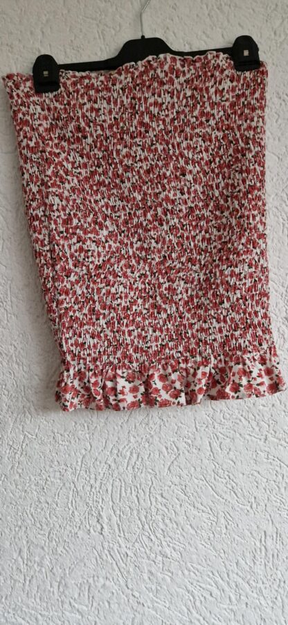 L - Shein rok bloementjes elastisch (0424kel1)