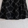 M - FB Sister rok zwart wit ruit (0424kel1)