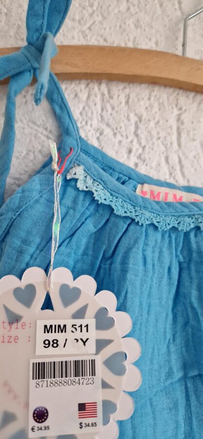 092+98+104 - Mim-Pi top aqua nieuw - Afbeelding 3