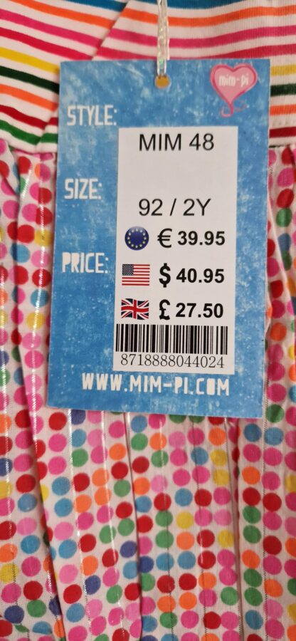 092 - Mim-Pi topje kleurrijk nieuw - Afbeelding 8