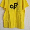 152 - Off White kids shirt geel (0424ang10)