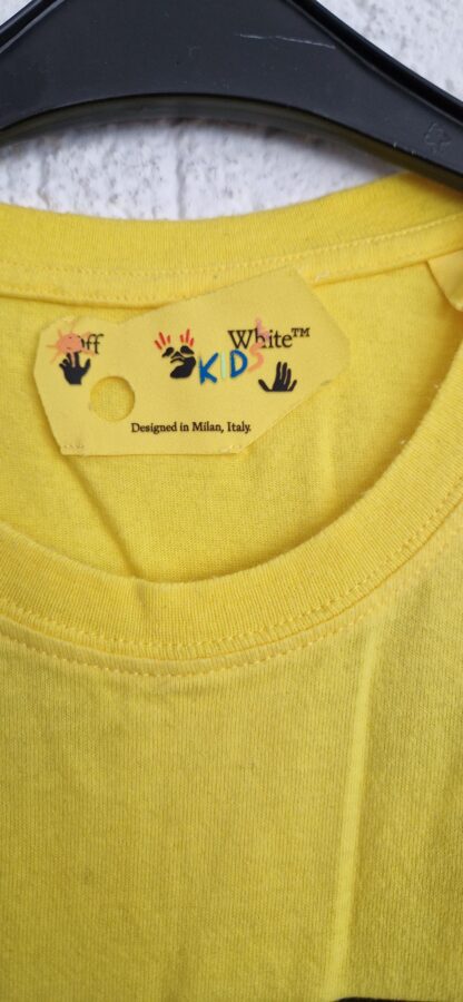 152 - Off White kids shirt geel (0424ang10) - Afbeelding 3