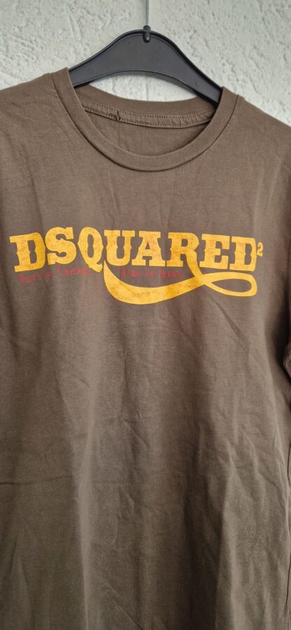 134 140 - Dsquared2 shirt groen orange (0424ang10) - Afbeelding 3