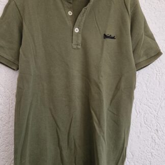 140 - Woolrich polo groen (0424ang10)