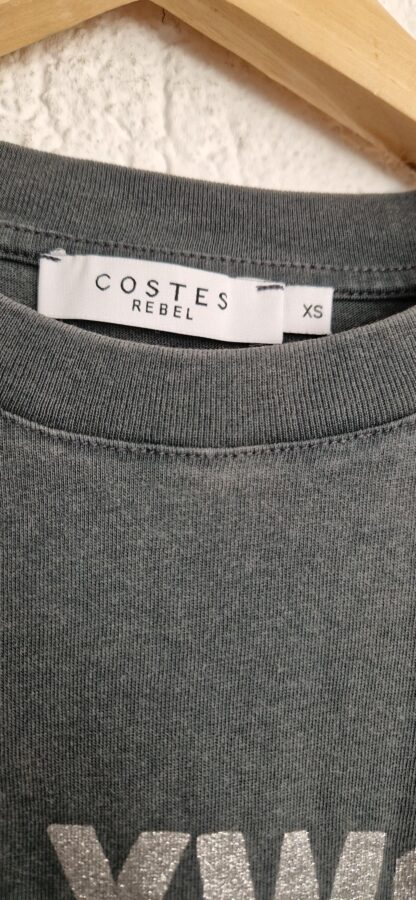 XS - Costes shirt antraciet Hollywood (0424ang7) - Afbeelding 4