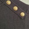 XS - Vintage dressing trui zwart knopen (0424ang7) - Afbeelding 3