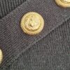 XS - Vintage dressing trui zwart knopen (0424ang7) - Afbeelding 4