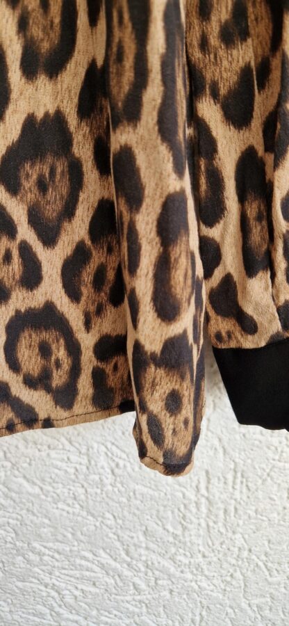 38/40 - Twinset Simona Barbieri blouse dierenprint (0424ang7) - Afbeelding 5