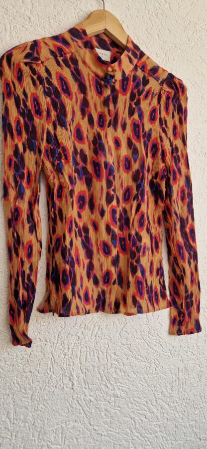 XS - Dante6 Honore leopard overhemdblouse (0424ang7) - Afbeelding 3