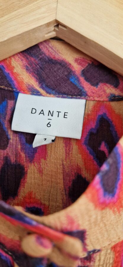 XS - Dante6 Honore leopard overhemdblouse (0424ang7) - Afbeelding 5