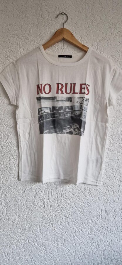 34 - SET shirt wit No Rules (0424ang8)