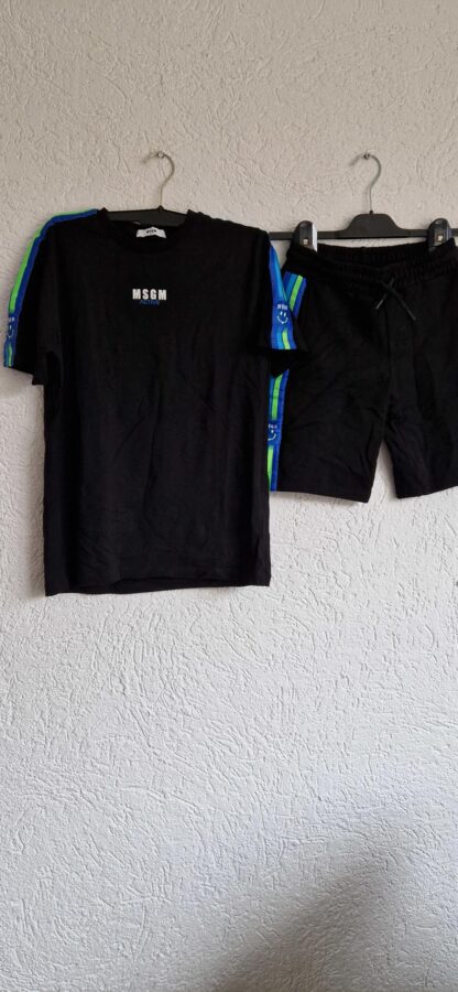 140 - MSGM short zwart contrast (0424ang1) - Afbeelding 2